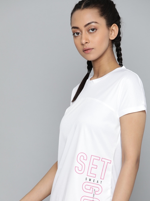 HRX By Hrithik Roshan Women Bright White Typographic Rapid-Dry Antimicrobial Training Tshirt
HRX By Hrithik Roshan Women Bright White Typographic Rapid-Dry Antimicrobial Training Tshirt