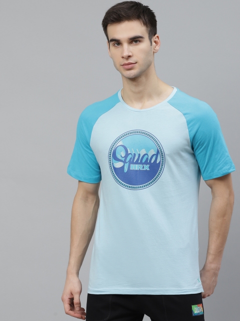 HRX By Hrithik Roshan Men Crystal Blue Cotton Printed Bio-Wash Lifestyle Pure Cotton T-shirt
HRX By Hrithik Roshan Men Crystal Blue Cotton Printed Bio-Wash Lifestyle Pure Cotton T-shirt