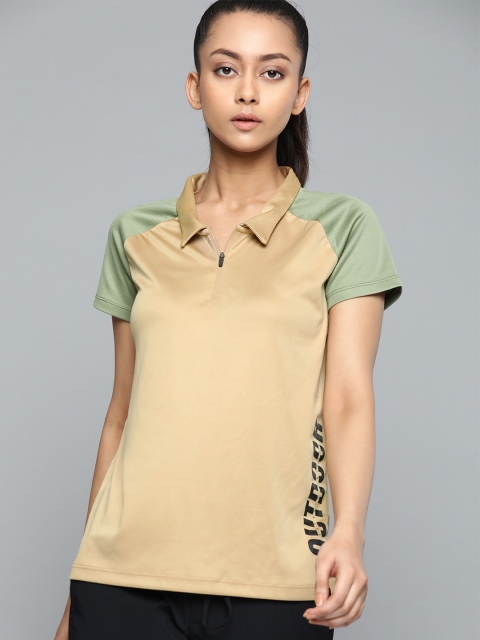 HRX By Hrithik Roshan Women Star Fish & Oil Green Typographic Rapid-Dry Anti-Static Antimicrobial Outdoor Tshirt, Khaki
HRX By Hrithik Roshan Women Star Fish & Oil Green Typographic Rapid-Dry Anti-Static Antimicrobial Outdoor Tshirt, Khaki