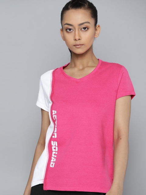 HRX By Hrithik Roshan Women Raspberry Typographic Bio-Wash Lifestyle Pure cotton Tshirt, Pink
HRX By Hrithik Roshan Women Raspberry Typographic Bio-Wash Lifestyle Pure cotton Tshirt, Pink