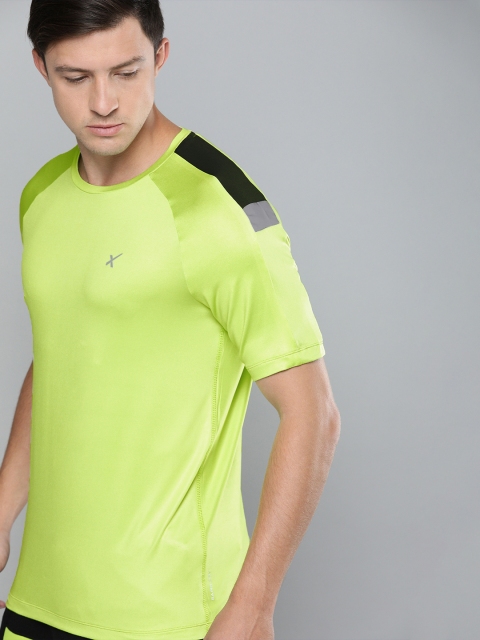 HRX By Hrithik Roshan Men Flight Colourblock Rapid-Dry Antimicrobial Anti-Static Training Tshirt, Fluorescent green
HRX By Hrithik Roshan Men Flight Colourblock Rapid-Dry Antimicrobial Anti-Static Training Tshirt, Fluorescent green