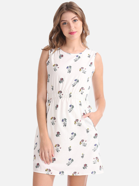Sugr Women White Printed A-Line Dress
Sugr Women White Printed A-Line Dress