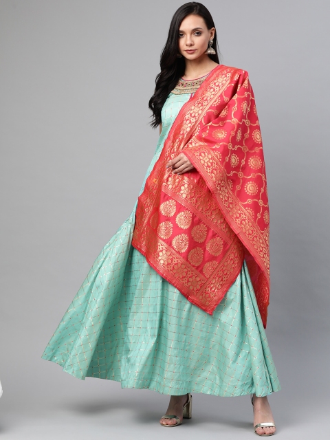 Chhabra 555 Women Turquoise Blue Checked Made to Measure Kurta with Palazzos & Dupatta
Chhabra 555 Women Turquoise Blue Checked Made to Measure Kurta with Palazzos & Dupatta