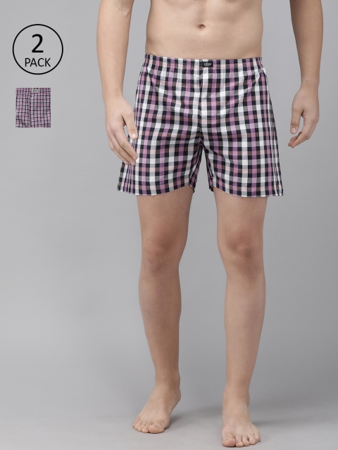 The Roadster Lifestyle Co Men Pack of 2 Checked Pure Cotton Boxers RDST-BOX-2PP-001A, Multi
The Roadster Lifestyle Co Men Pack of 2 Checked Pure Cotton Boxers RDST-BOX-2PP-001A, Multi