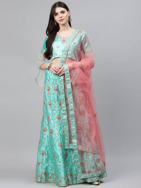 Chhabra 555 Blue & Pink Embroidered Semi-Stitched Lehenga & Unstitched Blouse with Dupatta
Chhabra 555 Blue & Pink Embroidered Semi-Stitched Lehenga & Unstitched Blouse with Dupatta
