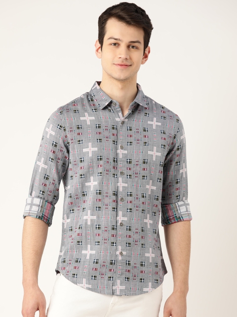 United Colors of Benetton Men Grey & White Pure Cotton Regular Fit Self Design Shirt
United Colors of Benetton Men Grey & White Pure Cotton Regular Fit Self Design Shirt