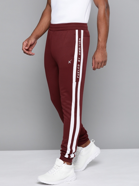 HRX By Hrithik Roshan Men Bright White & Zinf Andel Colourblock Slim Fit Rapid-Dry Antimicrobial Training Track Pants, Maroon
HRX By Hrithik Roshan Men Bright White & Zinf Andel Colourblock Slim Fit Rapid-Dry Antimicrobial Training Track Pants, Maroon