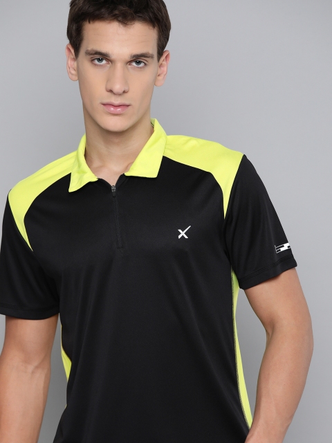 HRX By Hrithik Roshan Men Jet Black & Wild Lime Colourblock Rapid-Dry Antimicrobial Anti-Static Outdoor Tshirt
HRX By Hrithik Roshan Men Jet Black & Wild Lime Colourblock Rapid-Dry Antimicrobial Anti-Static Outdoor Tshirt
