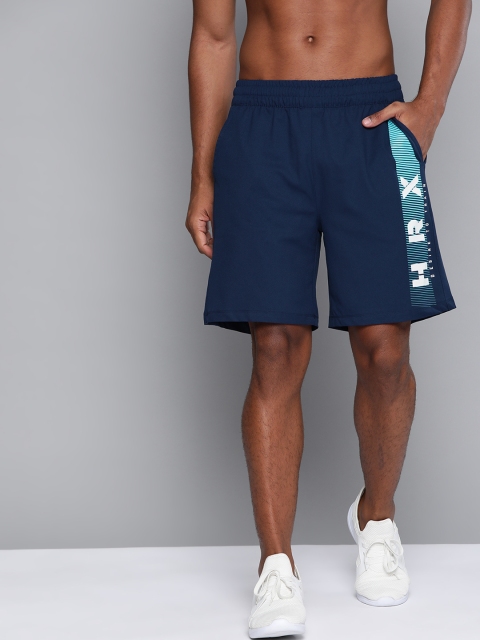 HRX By Hrithik Roshan Men Estate Blue Solid Regular Fit Mid-Rise Rapid-Dry Antimicrobial Training Shorts, Navy blue
HRX By Hrithik Roshan Men Estate Blue Solid Regular Fit Mid-Rise Rapid-Dry Antimicrobial Training Shorts, Navy blue