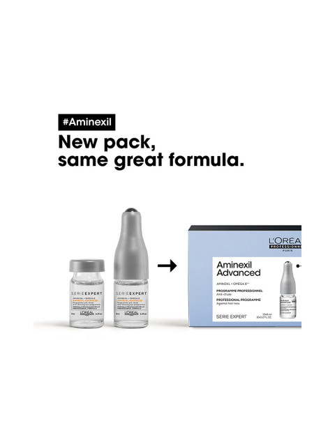 LOreal Professionnel Set of 10 Aminexil Advanced Anti-thinning Treatment - 6 ml Each, White
LOreal Professionnel Set of 10 Aminexil Advanced Anti-thinning Treatment - 6 ml Each, White