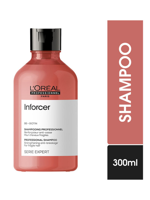 LOreal Professionnel Inforcer Shampoo with Vitamin B6 & Biotin, Serie Expert 300ml, White
LOreal Professionnel Inforcer Shampoo with Vitamin B6 & Biotin, Serie Expert 300ml, White