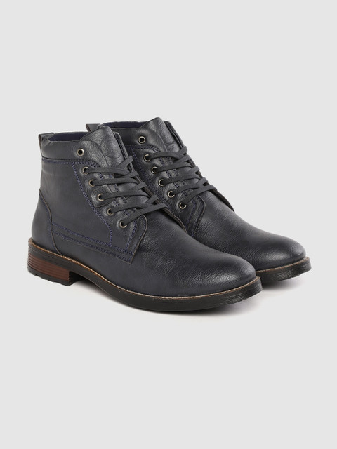 The Roadster Lifestyle Co Men Navy Blue Solid Mid-Top Flat Boots
The Roadster Lifestyle Co Men Navy Blue Solid Mid-Top Flat Boots