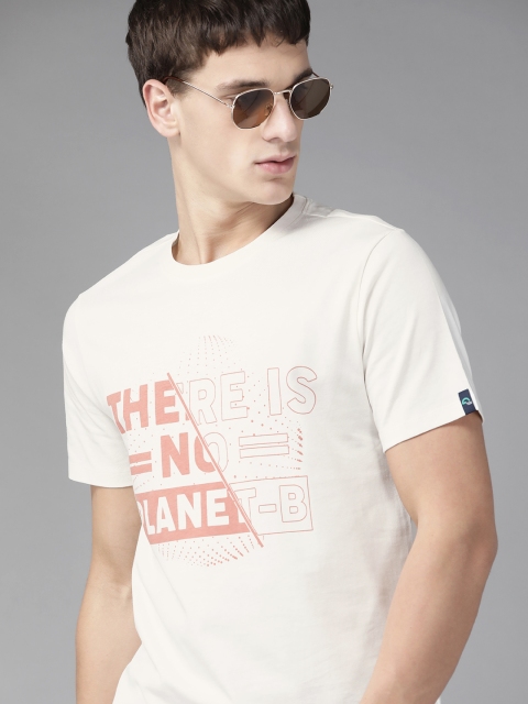 The Roadster Lifestyle Co Men White & Brown Organic Cotton Printed Round Neck T-shirt
The Roadster Lifestyle Co Men White & Brown Organic Cotton Printed Round Neck T-shirt
