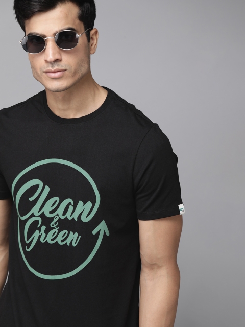 The Roadster Lifestyle Co Men Black & Green Typographic Printed Round Neck Organic Cotton T-shirt
The Roadster Lifestyle Co Men Black & Green Typographic Printed Round Neck Organic Cotton T-shirt