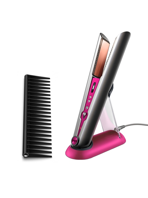 dyson Corrale Hair Straightener - Nickel & Fuchsia with Complimentary Detangling Comb, Grey
dyson Corrale Hair Straightener - Nickel & Fuchsia with Complimentary Detangling Comb, Grey