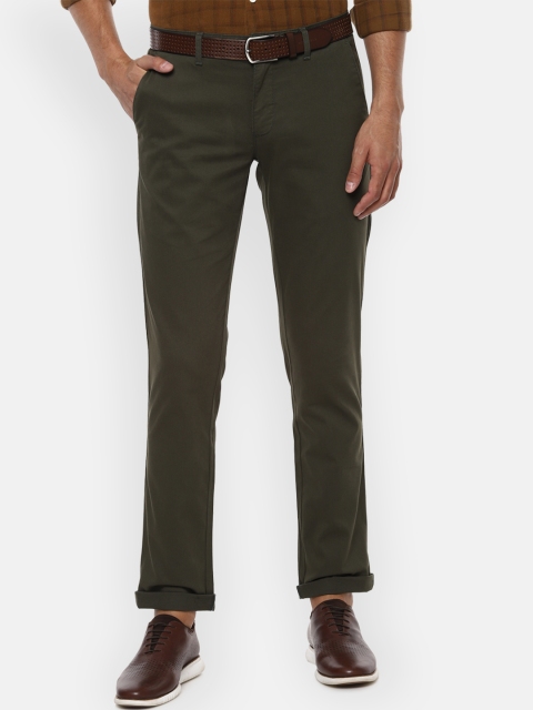Louis Philippe Sport Men Olive Green Smart Slim Fit Low-Rise Easy Wash Chinos Trousers
Louis Philippe Sport Men Olive Green Smart Slim Fit Low-Rise Easy Wash Chinos Trousers
