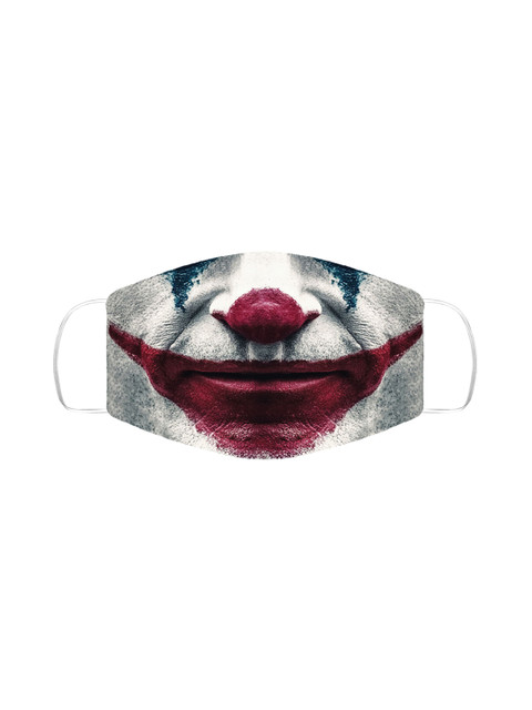 TREEMODA Men Red & White Printed 3-Ply Reusable Cloth Face Mask 
TREEMODA Men Red & White Printed 3-Ply Reusable Cloth Face Mask