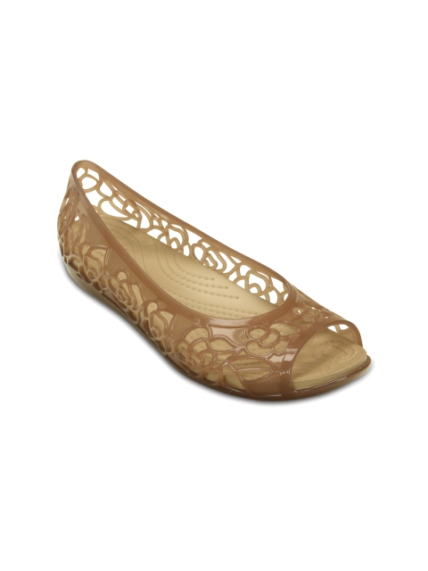 Crocs Women Brown Flats
