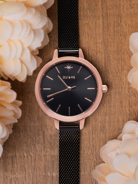 OUI & ME Women Black Analogue Watch ME010055