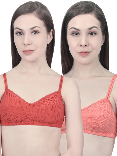 Innocence Pack Of 2 Solid Non-Wired Non Padded T-shirt Bra 12363198-1-12373984-1, Coral
Innocence Pack Of 2 Solid Non-Wired Non Padded T-shirt Bra 12363198-1-12373984-1, Coral