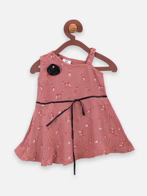 LilPicks Girls Rust Brown Printed A-Line Pure Cotton Top
LilPicks Girls Rust Brown Printed A-Line Pure Cotton Top