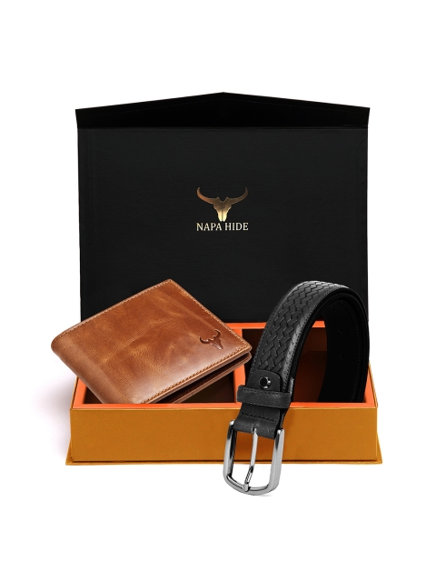 NAPA HIDE Men RFID Protected Genuine Leather Wallet & Belt Accessory Gift Set, Black
NAPA HIDE Men RFID Protected Genuine Leather Wallet & Belt Accessory Gift Set, Black