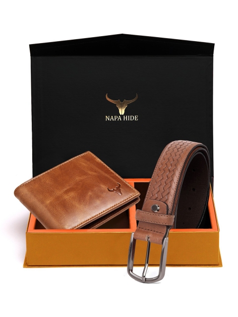 NAPA HIDE Men Tan Brown RFID Protected Genuine Leather Wallet & Belt Accessory Gift Set
NAPA HIDE Men Tan Brown RFID Protected Genuine Leather Wallet & Belt Accessory Gift Set