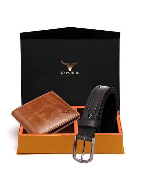 NAPA HIDE Men RFID Protected Genuine High Quality Leather Wallet & Belt Accessory Gift Set, Black
NAPA HIDE Men RFID Protected Genuine High Quality Leather Wallet & Belt Accessory Gift Set, Black