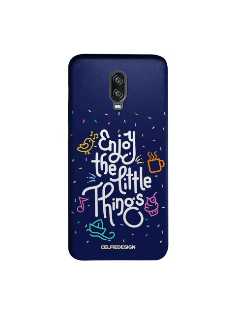 CelfieDesign Navy Blue & White Enjoy The Little Things OnePlus 6T Sustainable Back Cover
CelfieDesign Navy Blue & White Enjoy The Little Things OnePlus 6T Sustainable Back Cover