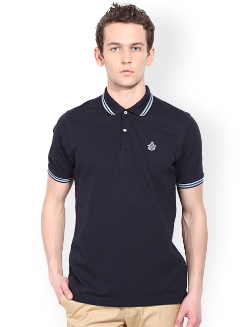 Blackberrys Navy Slim Fit Polo T-shirt, Navy blue