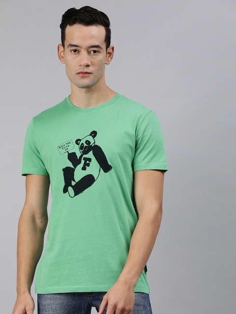 French Connection Men Sea Green Pure Cotton Printed Slim Fit Round Neck Pure Cotton T-shirt
French Connection Men Sea Green Pure Cotton Printed Slim Fit Round Neck Pure Cotton T-shirt