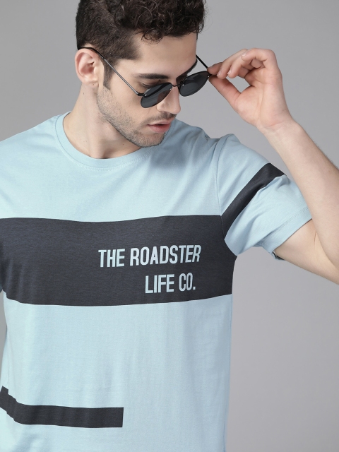 The Roadster Lifestyle Co Men Blue Pure Cotton Brand Logo Print Round Neck Pure Cotton T-shirt
The Roadster Lifestyle Co Men Blue Pure Cotton Brand Logo Print Round Neck Pure Cotton T-shirt
