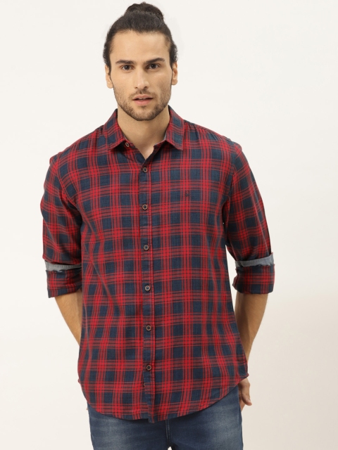 United Colors of Benetton Men Red & Teal Blue Sustainable Slim Fit Checked Casual Shirt
United Colors of Benetton Men Red & Teal Blue Sustainable Slim Fit Checked Casual Shirt