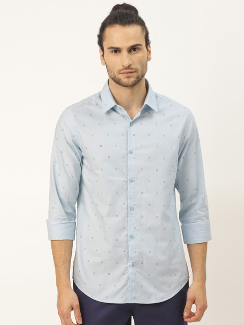 United Colors of Benetton Men Blue & Black Slim Fit Printed Pure Cotton Casual Shirt
United Colors of Benetton Men Blue & Black Slim Fit Printed Pure Cotton Casual Shirt
