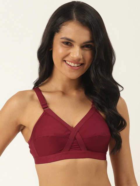 Softskin Maroon Solid Non-Wired Non Padded Pure Cotton Everyday Bra Crossfit_30C_1_Maroon
Softskin Maroon Solid Non-Wired Non Padded Pure Cotton Everyday Bra Crossfit_30C_1_Maroon
