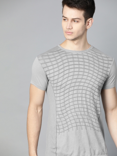 HRX By Hrithik Roshan Men Grey Melange Checked Seamless Melange Rapid-Dry Running Tshirt
HRX By Hrithik Roshan Men Grey Melange Checked Seamless Melange Rapid-Dry Running Tshirt