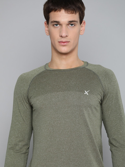 HRX By Hrithik Roshan Men Kombu Green & Deep Lichen Green Colourblock Seamless Rapid-Dry Antimicrobial Training Tshirt, Olive
HRX By Hrithik Roshan Men Kombu Green & Deep Lichen Green Colourblock Seamless Rapid-Dry Antimicrobial Training Tshirt, Olive