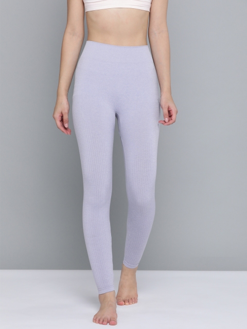 HRX By Hrithik Roshan Women Aleutian Solid Skinny Fit Seamless Rapid-Dry Antimicrobial Yoga Tights, Lavender
HRX By Hrithik Roshan Women Aleutian Solid Skinny Fit Seamless Rapid-Dry Antimicrobial Yoga Tights, Lavender