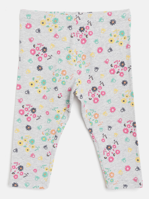 United Colors of Benetton Girls Grey Melange & Pink Floral Print Ankle Length Leggings
United Colors of Benetton Girls Grey Melange & Pink Floral Print Ankle Length Leggings