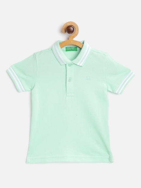 United Colors of Benetton Boys Mint Green Solid Pure Cotton Polo Collar Pure Cotton T-shirt
United Colors of Benetton Boys Mint Green Solid Pure Cotton Polo Collar Pure Cotton T-shirt