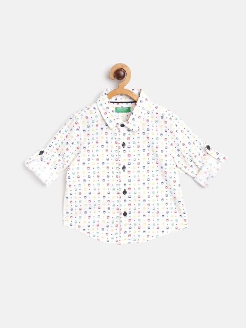 United Colors of Benetton Boys White & Red Regular Fit Printed Pure Cotton Casual Shirt
United Colors of Benetton Boys White & Red Regular Fit Printed Pure Cotton Casual Shirt