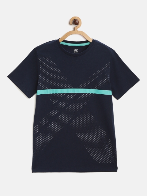 HRX By Hrithik Roshan U-17 Boys Dress Blue Graphic Bio-Wash Garment Softner Lifestyle Tee, Navy blue
HRX By Hrithik Roshan U-17 Boys Dress Blue Graphic Bio-Wash Garment Softner Lifestyle Tee, Navy blue