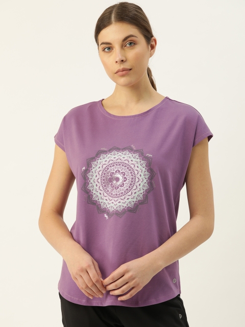 Enamor Women Orchid Violet Dolman Sleeves Boat Neck Graphic Printed Antimicrobial T-Shirt, Purple
Enamor Women Orchid Violet Dolman Sleeves Boat Neck Graphic Printed Antimicrobial T-Shirt, Purple