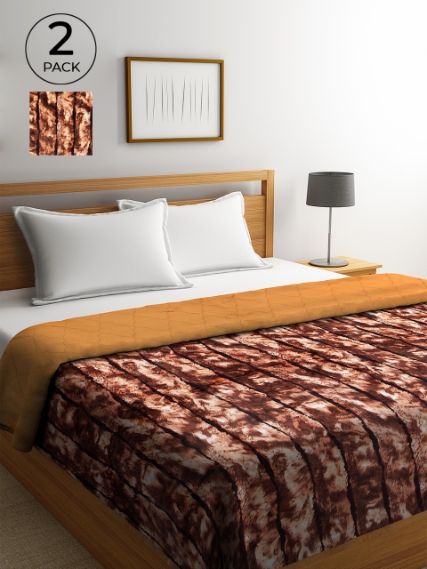 KLOTTHE Brown & Beige Set of 2 Abstract King Size AC Room 600 GSM Double Bed Comforter
KLOTTHE Brown & Beige Set of 2 Abstract King Size AC Room 600 GSM Double Bed Comforter