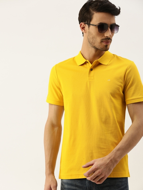 Calvin Klein Jeans Men Yellow Solid Pure Cotton Polo Collar Pure Cotton T-shirt
Calvin Klein Jeans Men Yellow Solid Pure Cotton Polo Collar Pure Cotton T-shirt