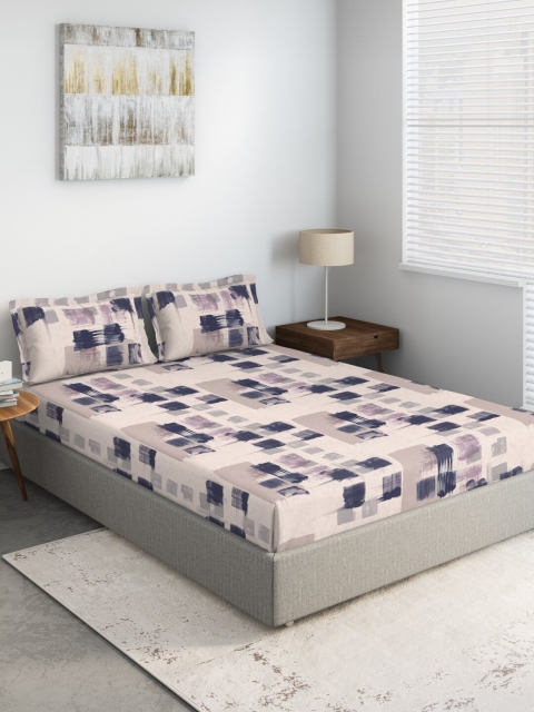 DDecor Purple Abstract 144 TC 100% Cotton Double XL King Bedsheet with Two Pillow Covers
DDecor Purple Abstract 144 TC 100% Cotton Double XL King Bedsheet with Two Pillow Covers