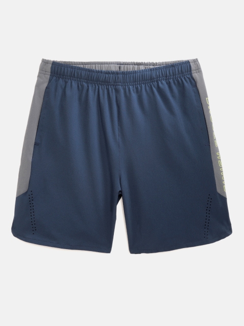 HRX By Hrithik Roshan Boys Dress Blues & Castlerock Rapid-Dry Antimicrobial Active Shorts, Navy blue
HRX By Hrithik Roshan Boys Dress Blues & Castlerock Rapid-Dry Antimicrobial Active Shorts, Navy blue
