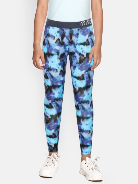 HRX By Hrithik Roshan U-17 Girls Bright White AOP Regular Fit Lycra Rapid-Dry Antimicrobial Active Tights, Blue
HRX By Hrithik Roshan U-17 Girls Bright White AOP Regular Fit Lycra Rapid-Dry Antimicrobial Active Tights, Blue