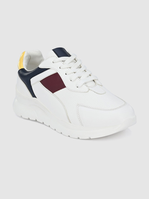 Roadster Women White & Navy Blue Perforated Sneakers
Roadster Women White & Navy Blue Perforated Sneakers