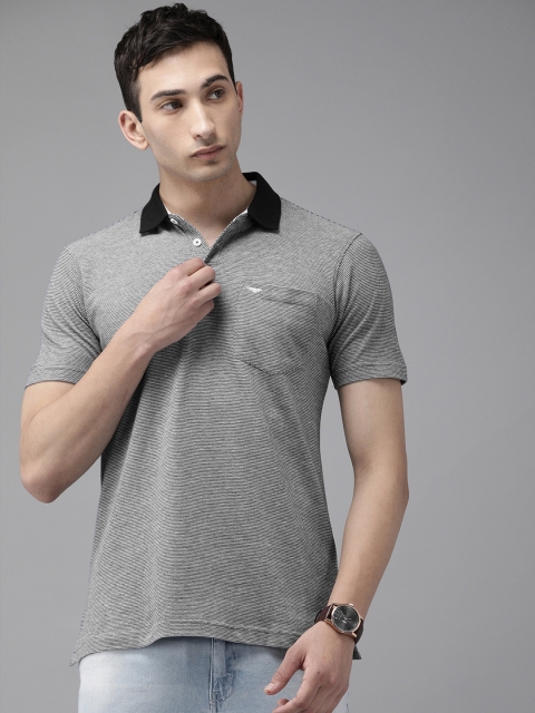 Park Avenue Men Navy Blue & White Slim Fit Self Design Pure Cotton Polo Collar T-shirt
Park Avenue Men Navy Blue & White Slim Fit Self Design Pure Cotton Polo Collar T-shirt